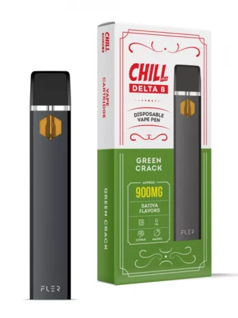 Chill Plus Delta-8 THC Disposable – Green Crack – 900mg